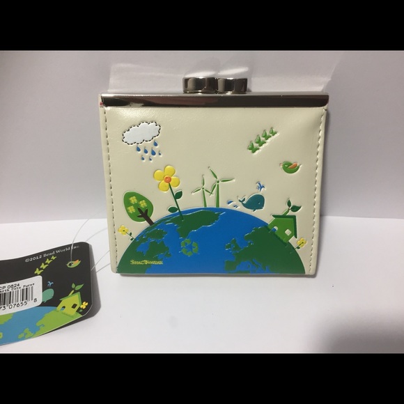 NWT Vintage-Style Kiss Lock Coin Purse/Card Wallet - Picture 2 of 8